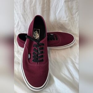Vans Men's Deep Burgundy Sneakers